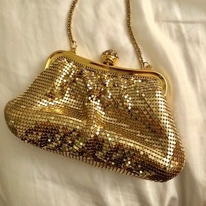 Vintage Whiting & Davis Gold Small Purse